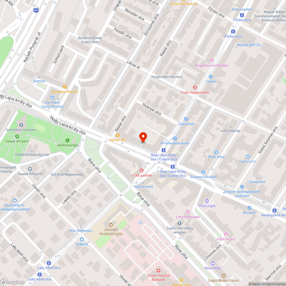 Virágláda itt is bejelentés helye