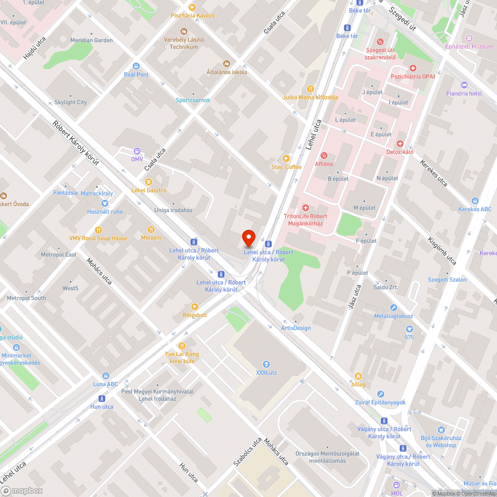 Kikopott aszfalt bejelentés helye