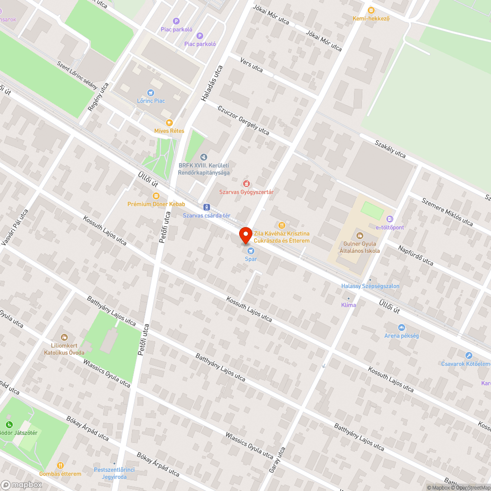 Nyitott elektromos szekrény bejelentés helye