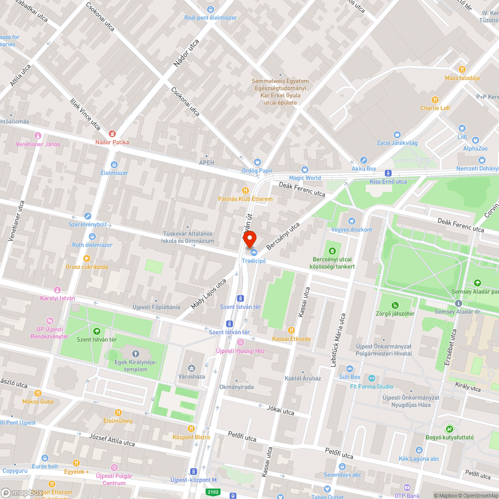 Évek óta nem pótolt fák közterületen bejelentés helye