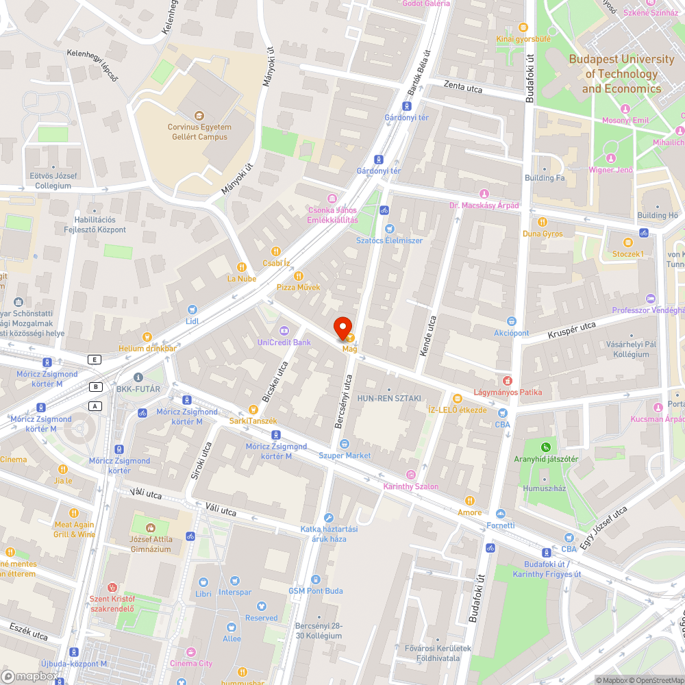 Lágymányosi u. 8, 1111  hiánzó parkolásgátló poller -  a helye ott van bejelentés helye