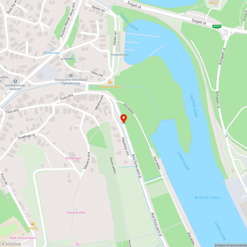 nyitott oszlopajtó bejelentés helye