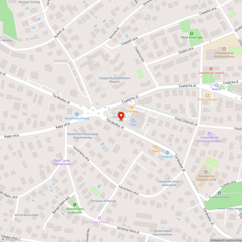 Nem megfelelően megvilágított járda bejelentés helye