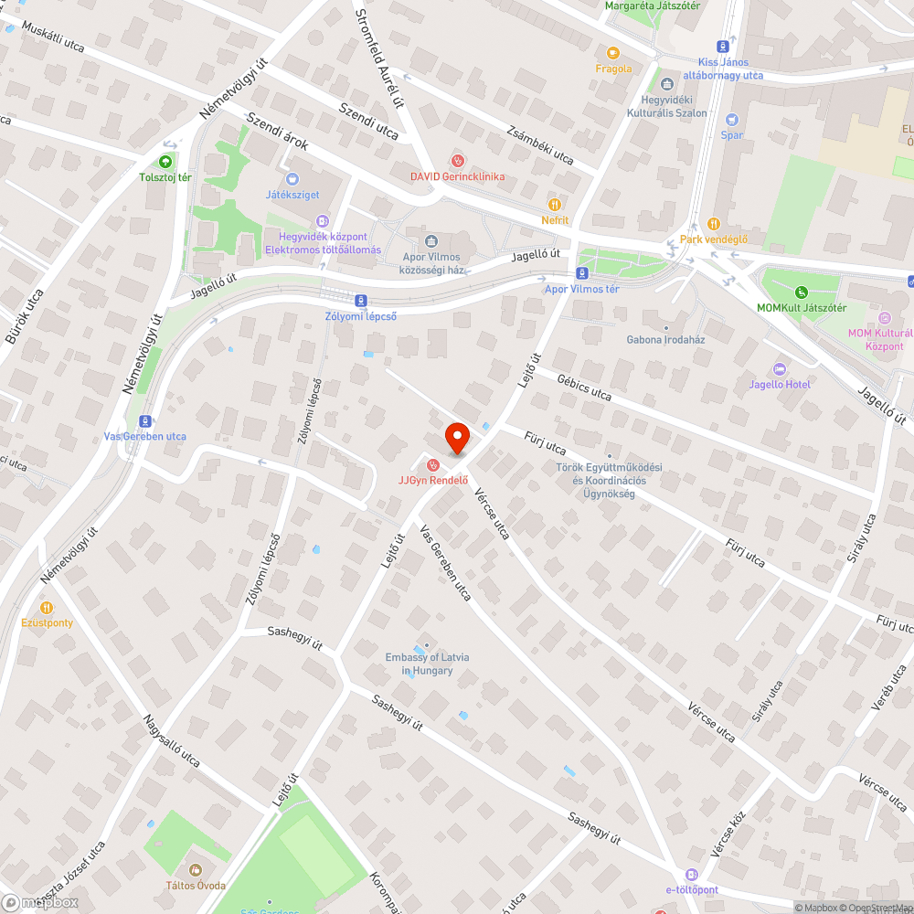 Elhagyott autó bejelentés helye