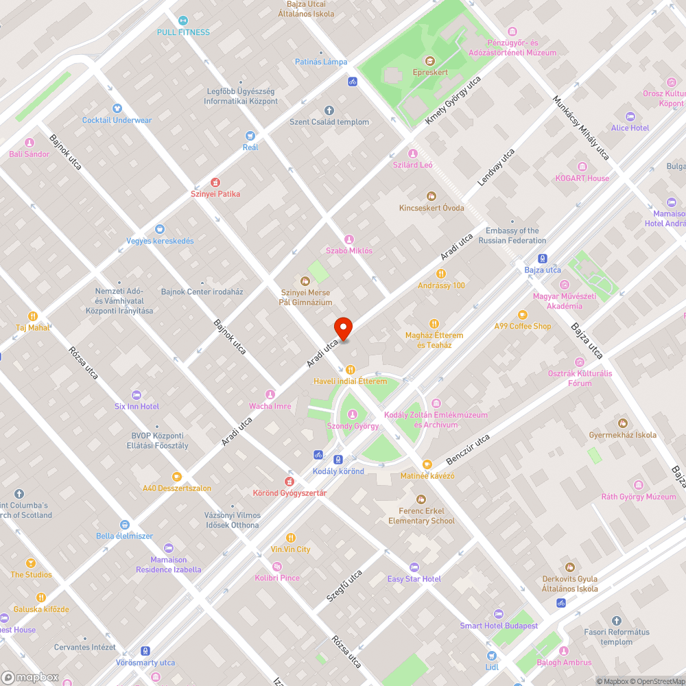 leszakadófélben lévő állványzat bejelentés helye