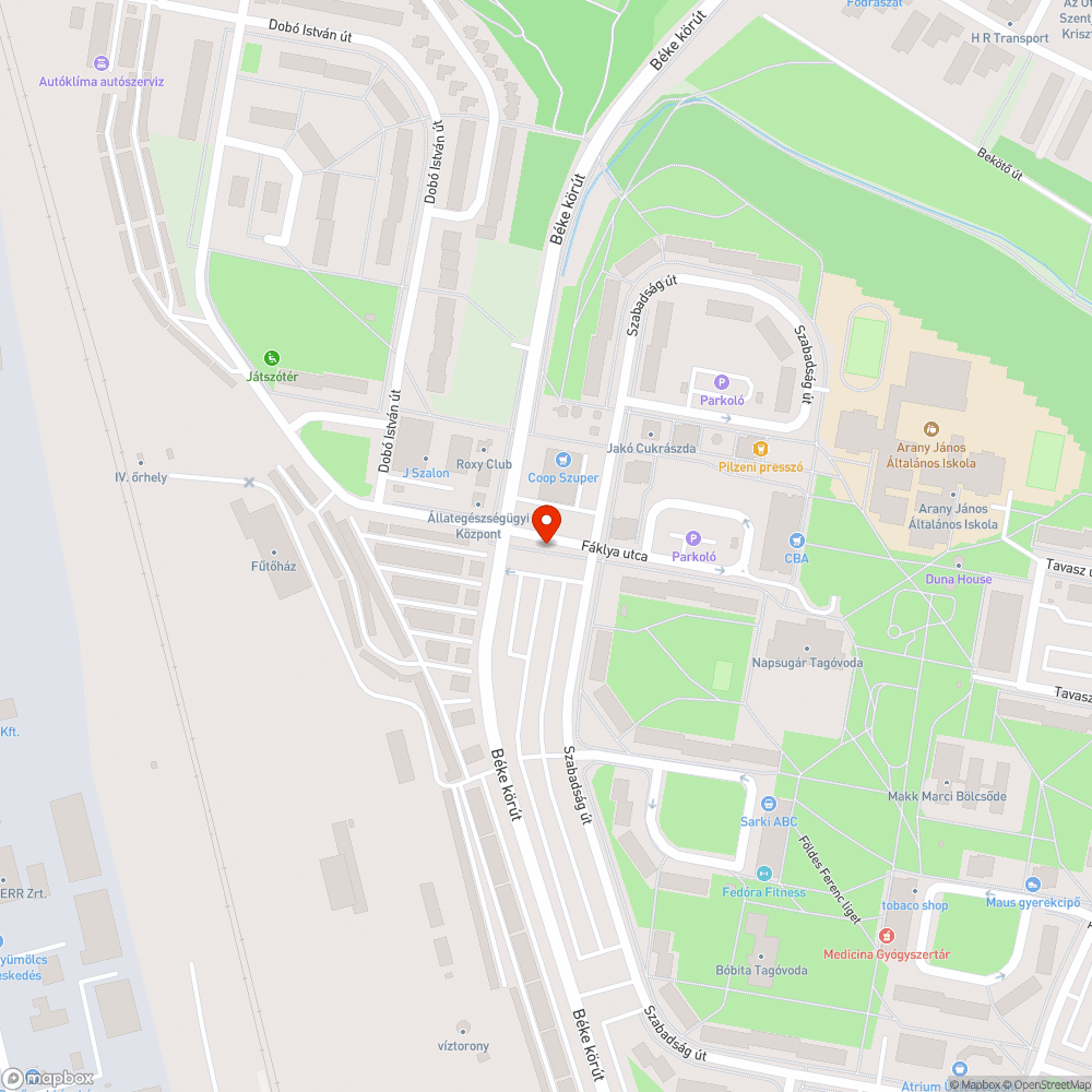 füves buszmegálló bejelentés helye