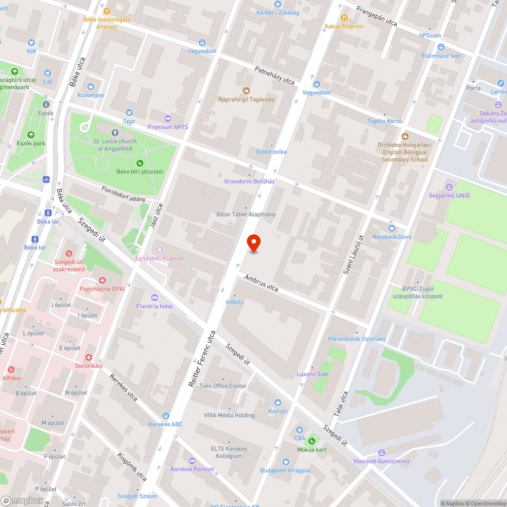 Szemet bejelentés helye