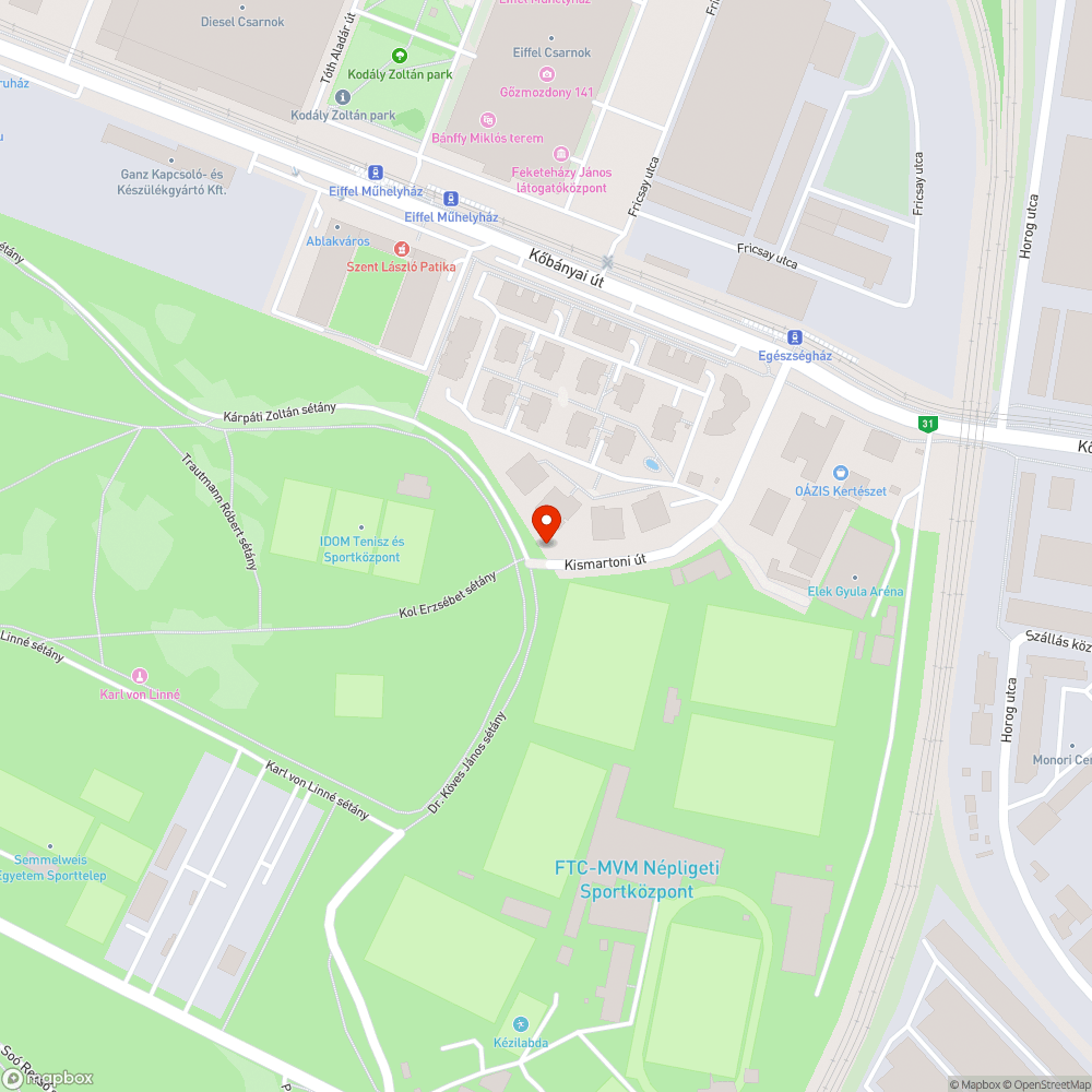 Kiégett lámpák  - Népligetnél bejelentés helye