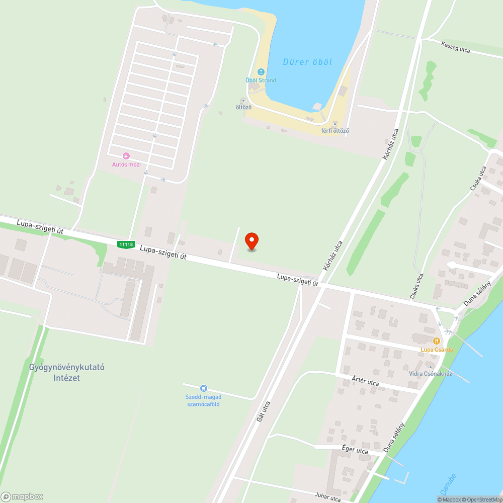 Lupa tó reklámtáblája balesetveszélyes. bejelentés helye