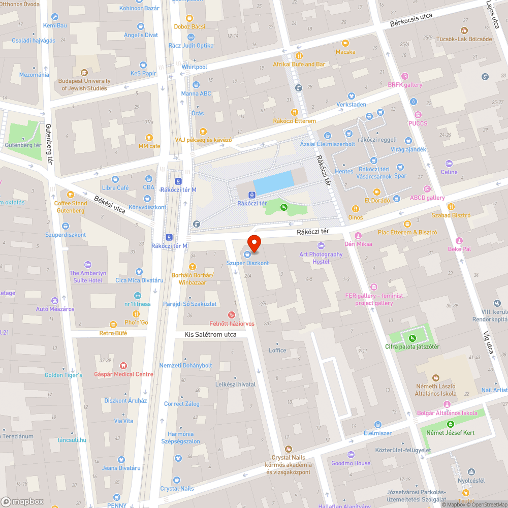 Állandóan járdán parkoló autó bejelentés helye