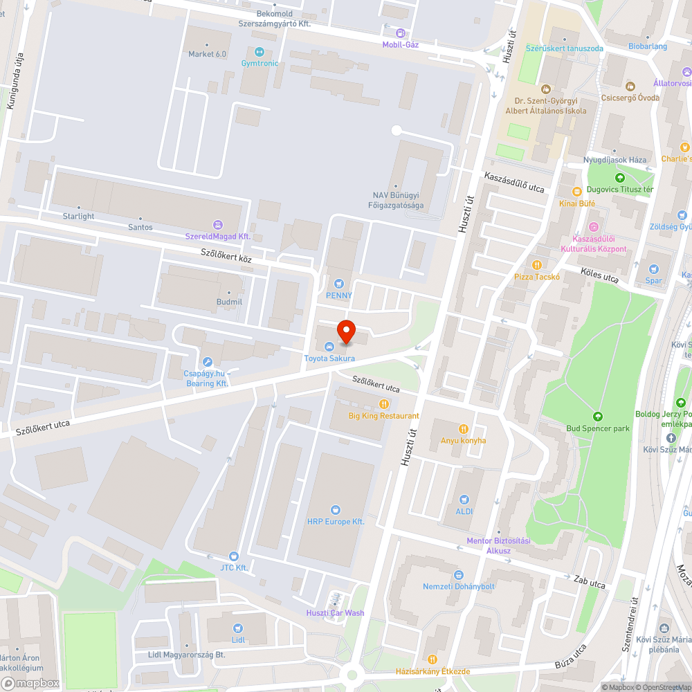 Hiányzó tábla bejelentés helye