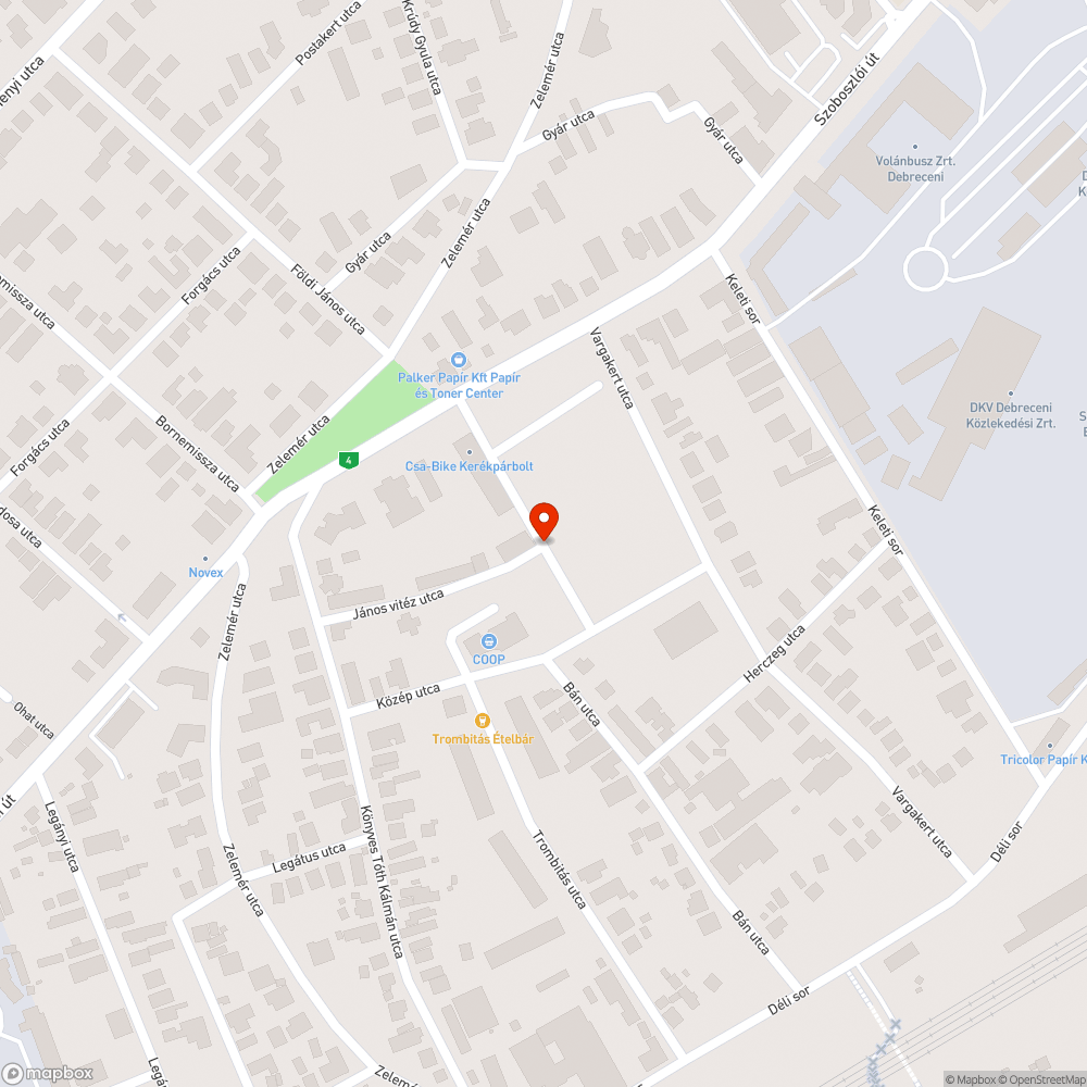 Sáros, rossz állapotú járda bejelentés helye