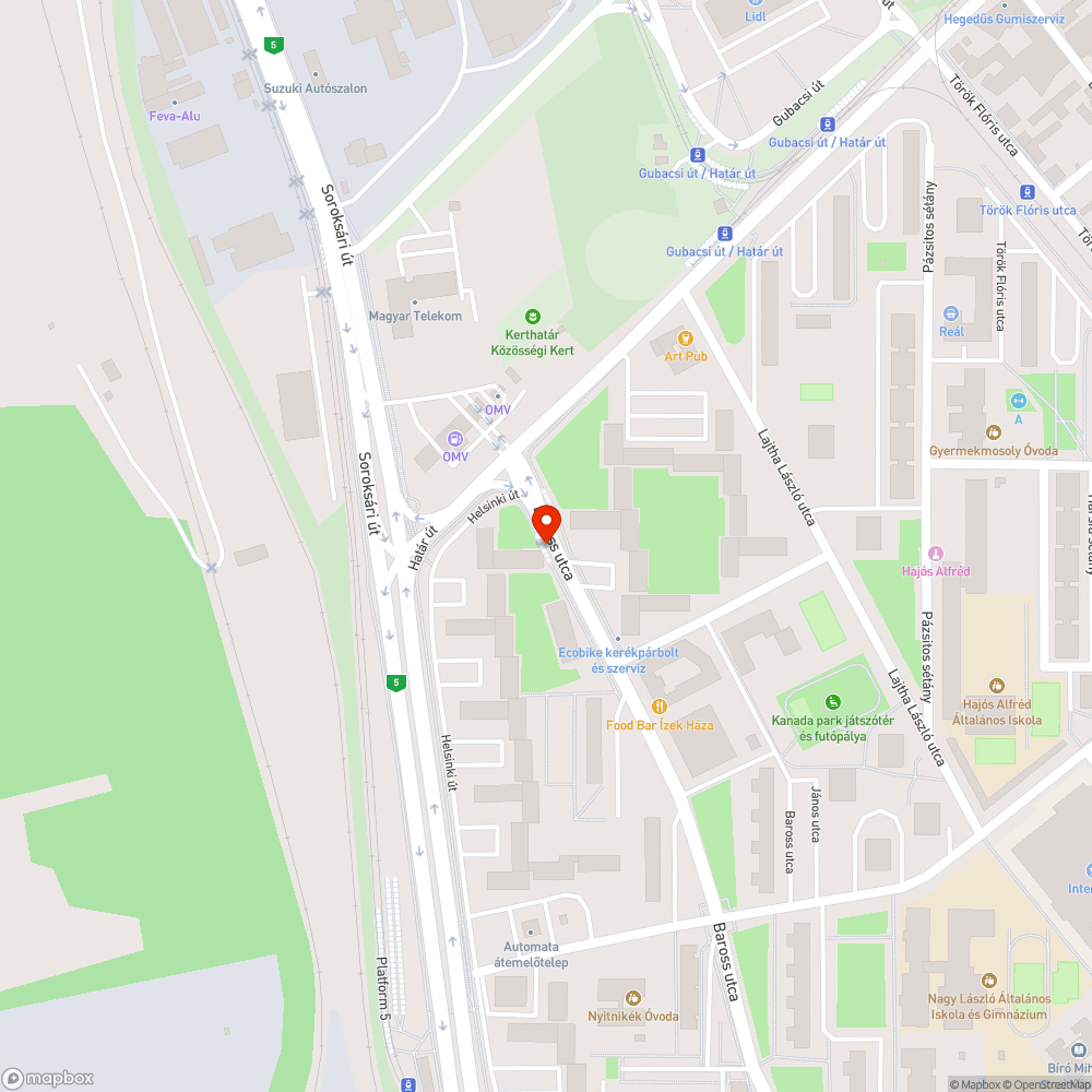 Tegyenek ki megállni tilos táblát bejelentés helye