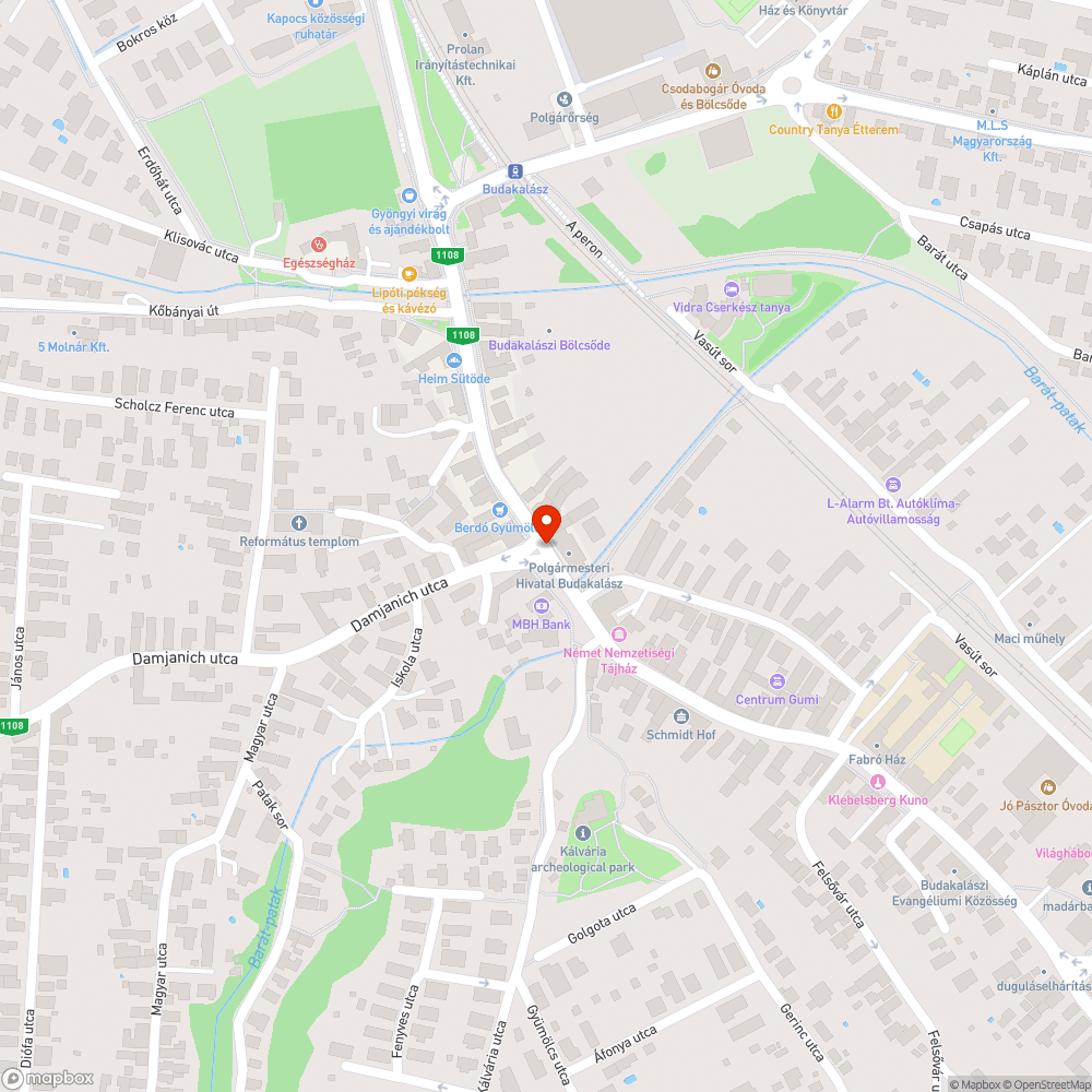 Útburkolati hiba a Főtéren bejelentés helye