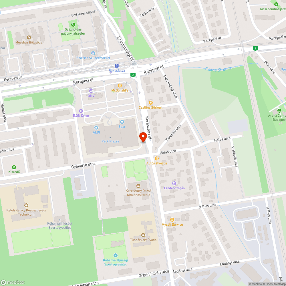 Rozsdás, firkás szekrény bejelentés helye