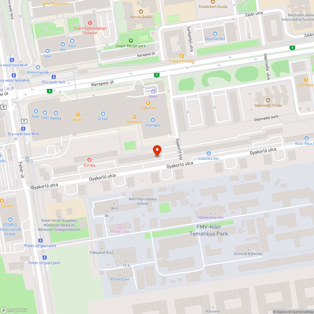 Üres utcanévtáblatartó bejelentés helye