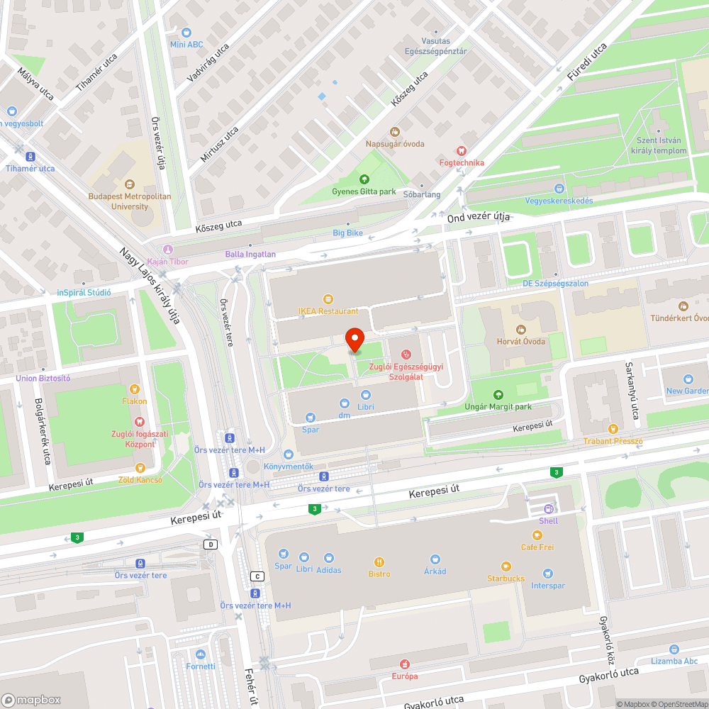 Kiégett lámpák bejelentés helye