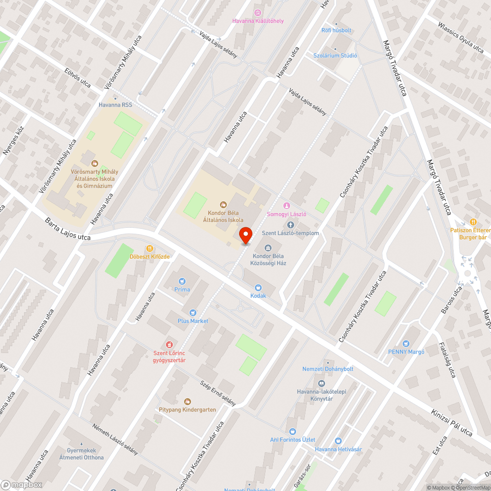 Fagyöngy bejelentés helye