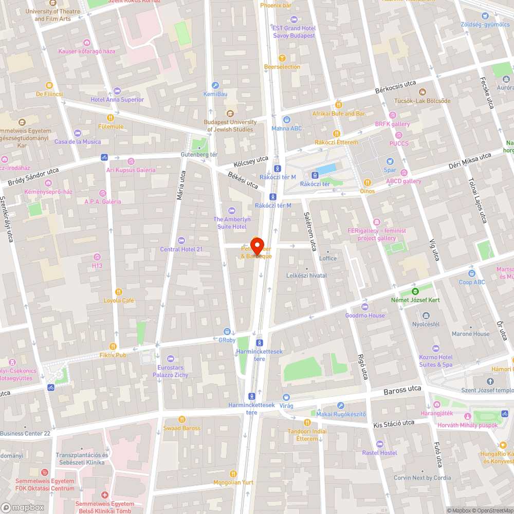 Üzemen kívül bejelentés helye