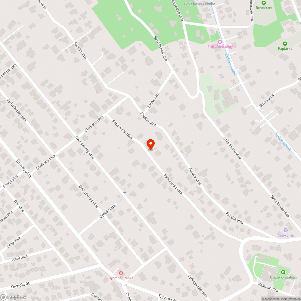 Leszakadt/megsüllyedt vezeték bejelentés helye