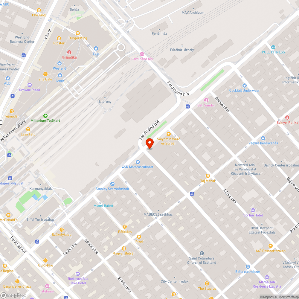 utcanévtábla hiányzik bejelentés helye