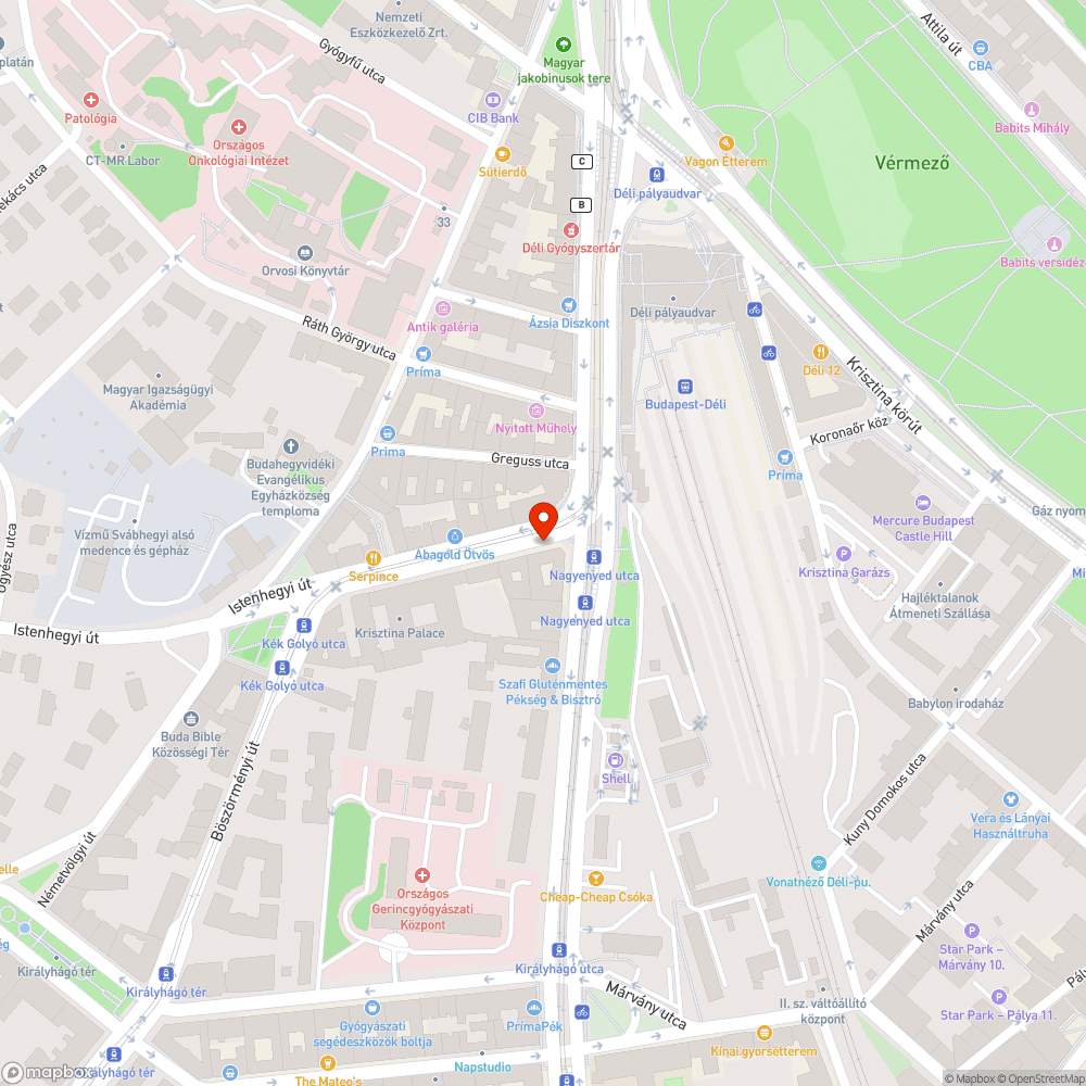 2 db kitépett "U" poller a Nagyenyed utcában bejelentés helye