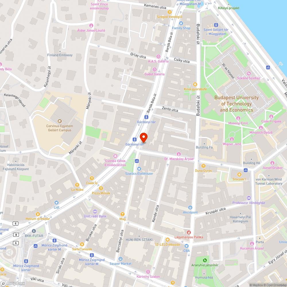 Szemét bejelentés helye