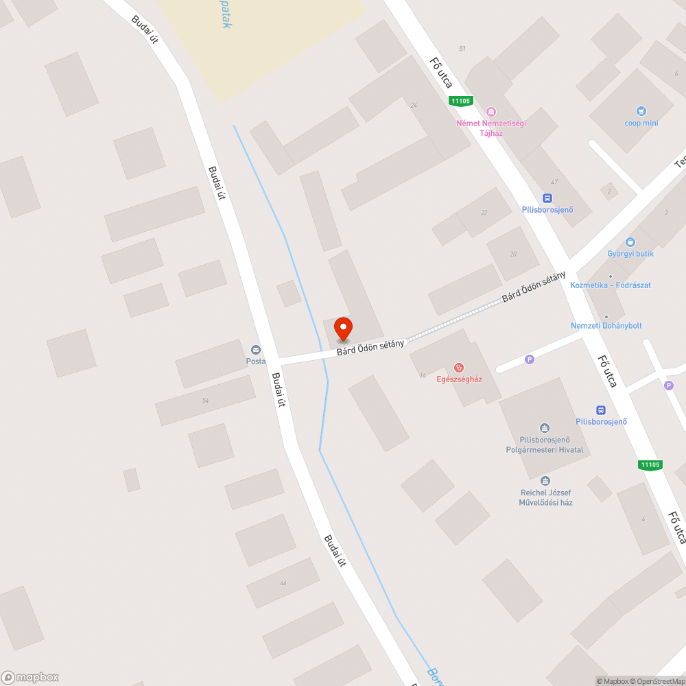 Pislákoló közvilágítás bejelentés helye