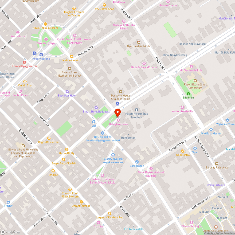 beszakadt, balesetveszélyes járda bejelentés helye