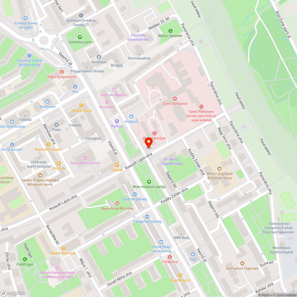 Nézz a lábad elé! bejelentés helye