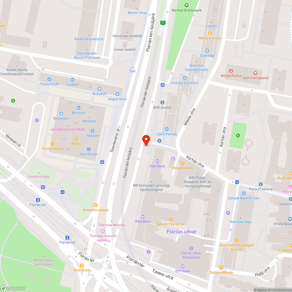 Graffiti bejelentés helye