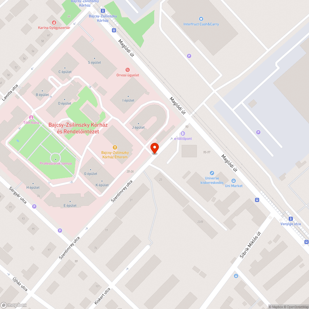 Egy oszlop és egy fémcső bejelentés helye