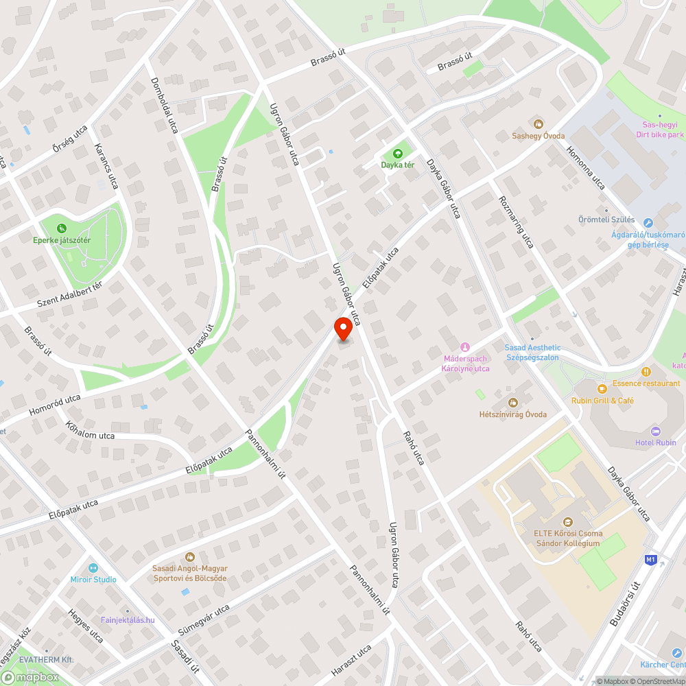 Akadálymentesítés az Előpatak utcában bejelentés helye