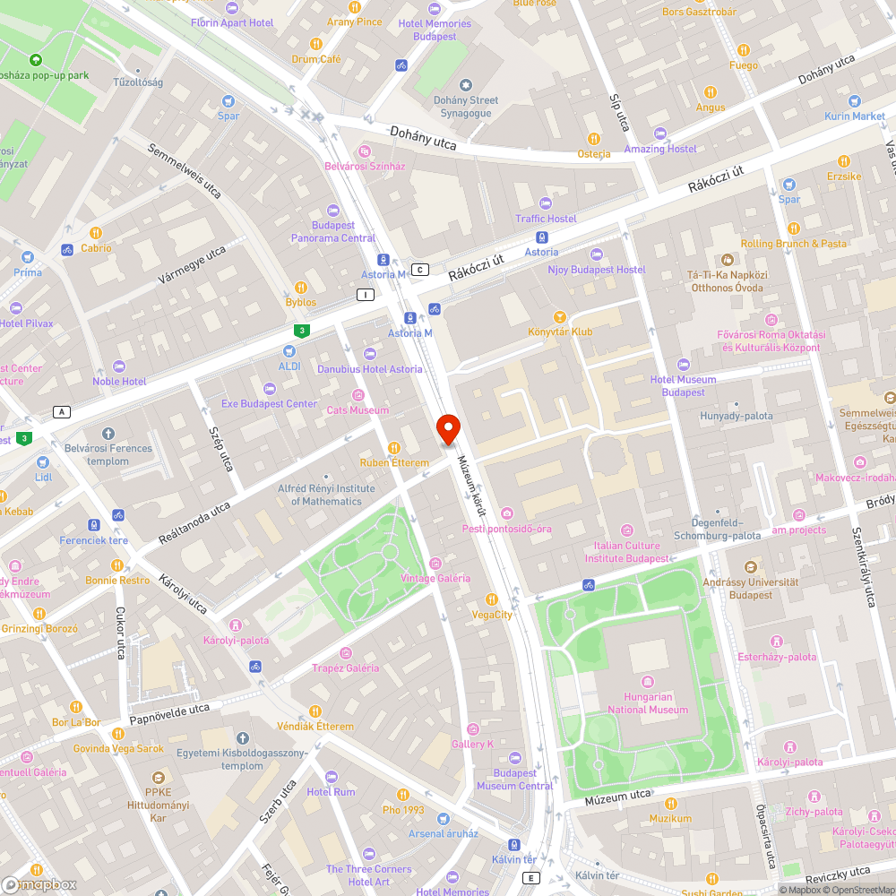 Elhagyott kerekpar bejelentés helye