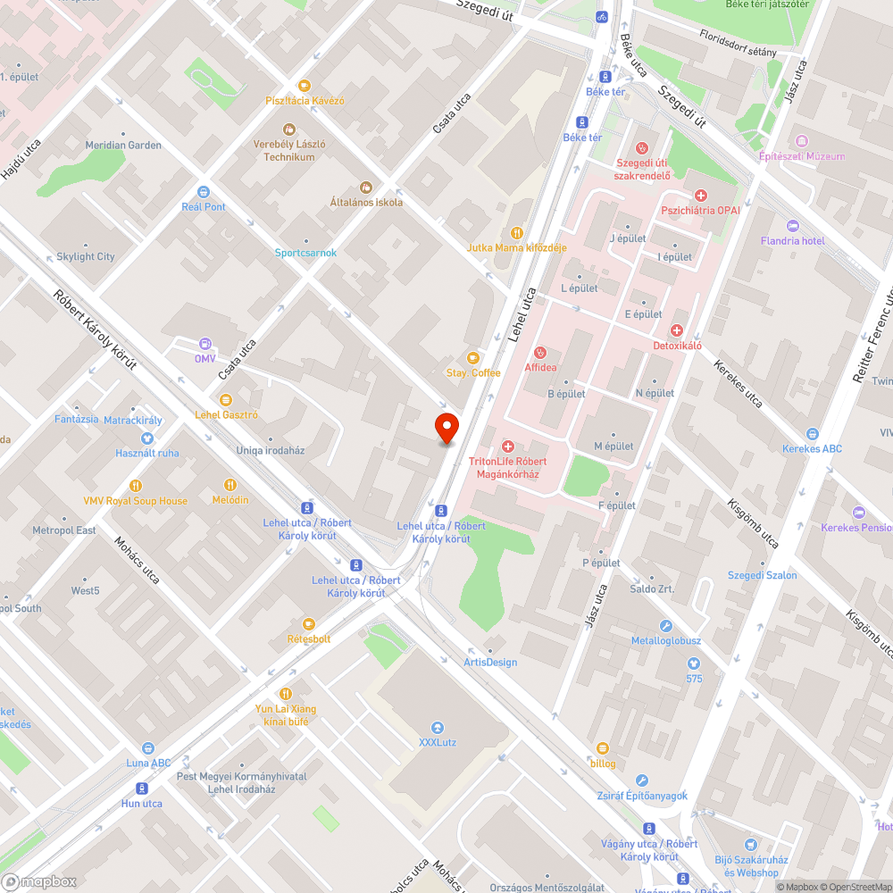 Ajtóka bejelentés helye