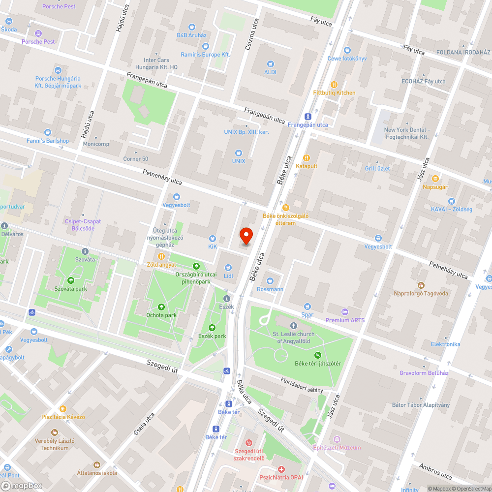 Reklám keret bejelentés helye