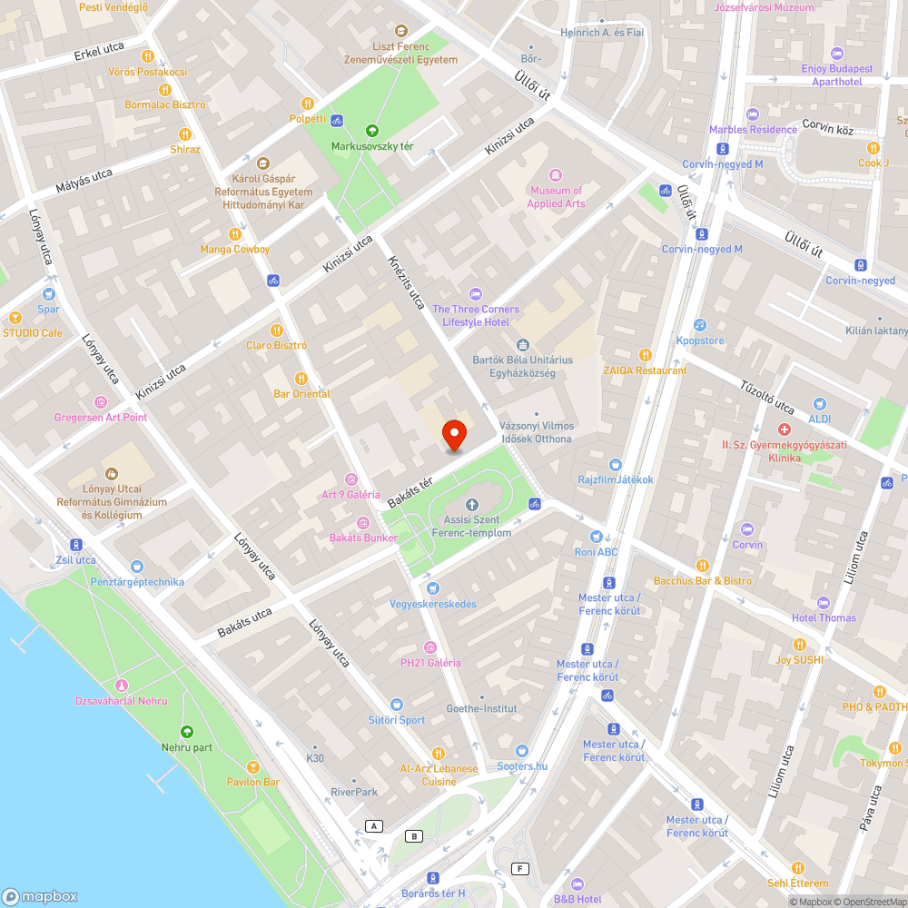 Fapótlás a Bakáts téren bejelentés helye