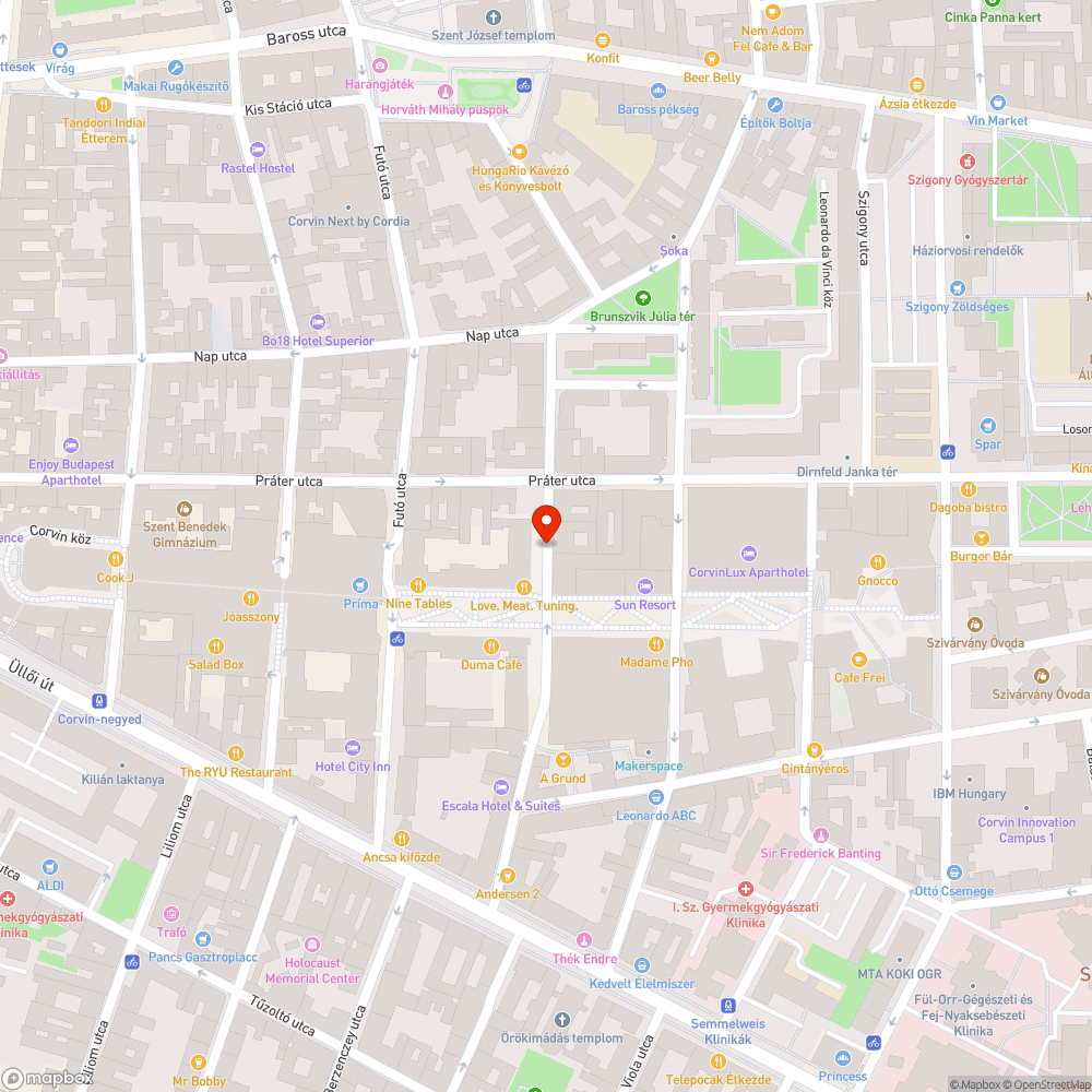 Nagytemplom utcai parkolás bejelentés helye