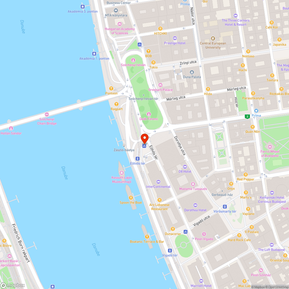 Eötvös téri "kerítés" bejelentés helye