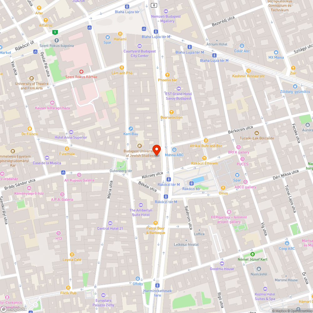 József körút 29. bejelentés helye