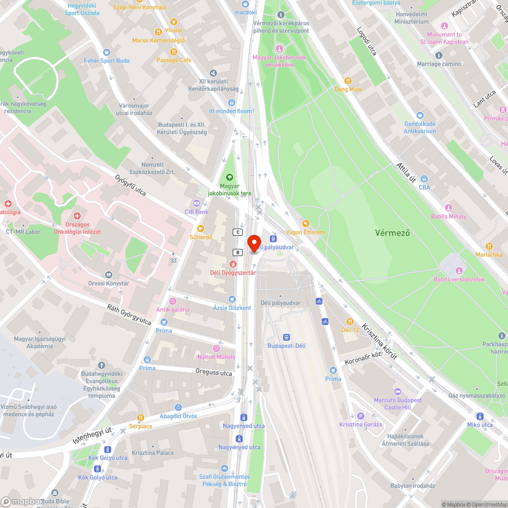 Botlásveszély bejelentés helye