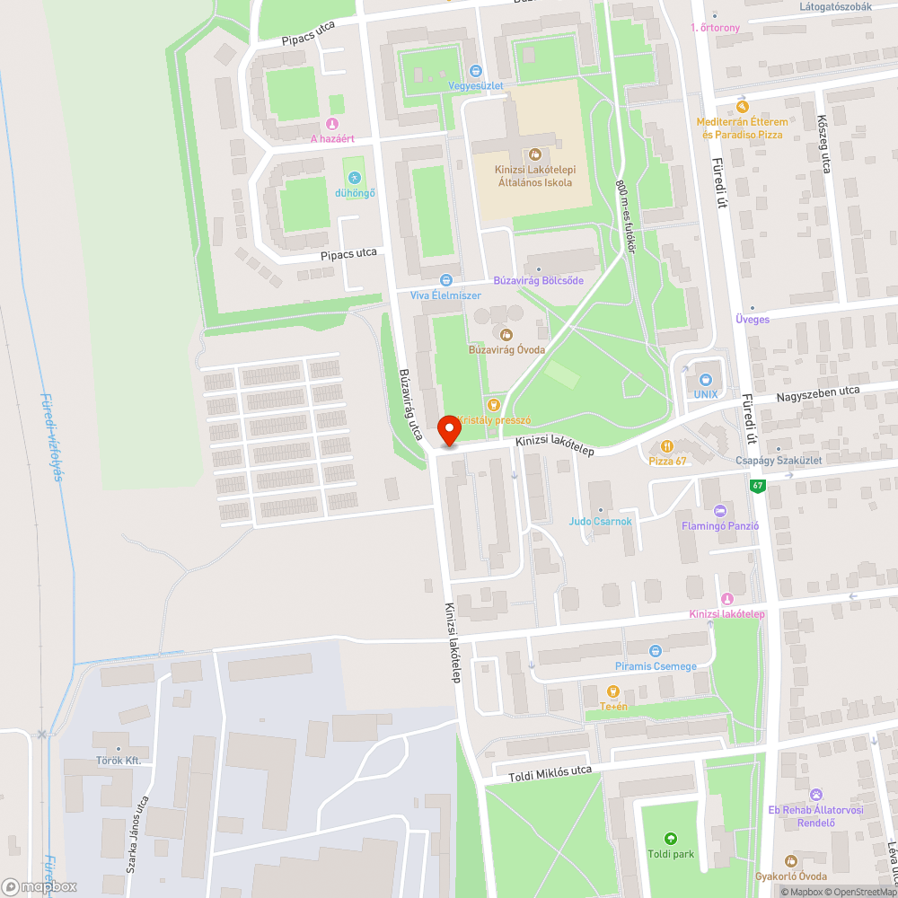 Nincs felfestve a gyalogos átkelő bejelentés helye