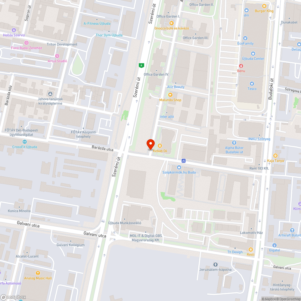 Megdólt tábla - Barázda u.  Aliz u kereszteződés bejelentés helye