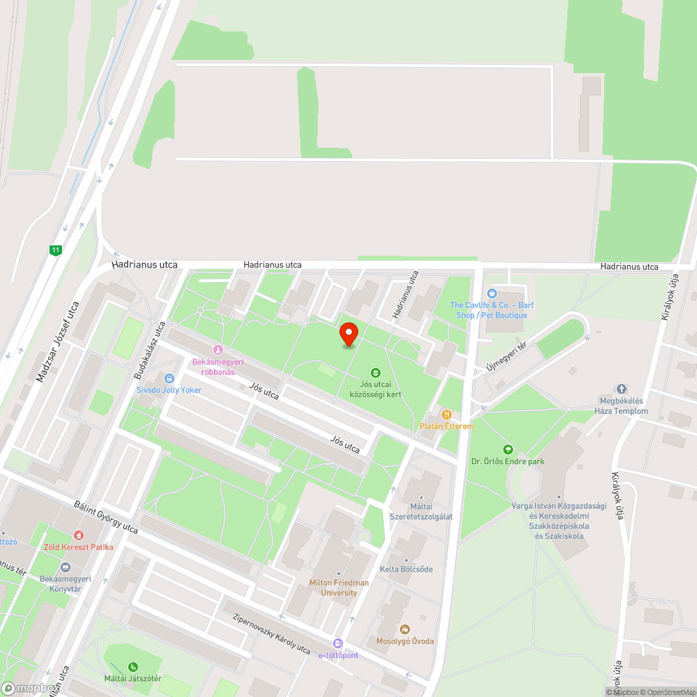 Leszakadt kuka bejelentés helye