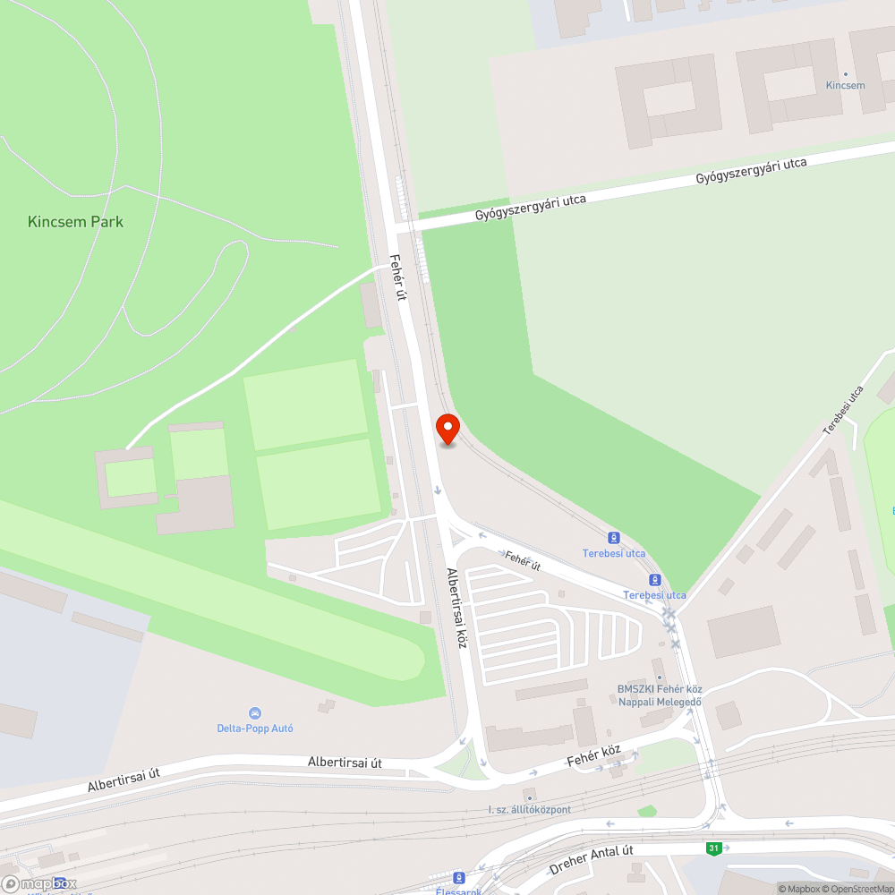 Otthagyott, félrerakott autógumik. bejelentés helye