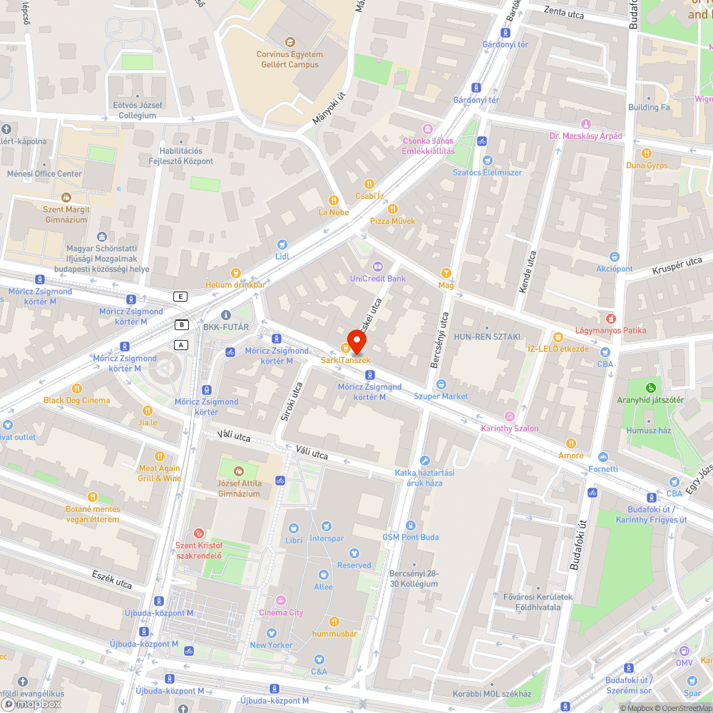 Szemét bejelentés helye