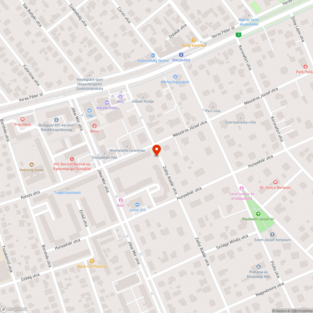 Sáros járda bejelentés helye