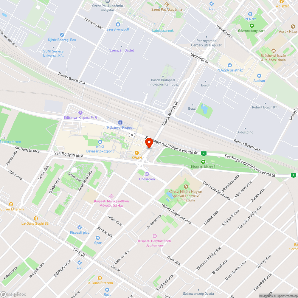 Problémás jelzőlámpa bejelentés helye