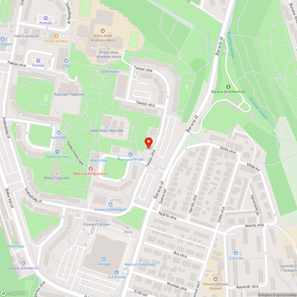 nyitott oszlopajtó bejelentés helye