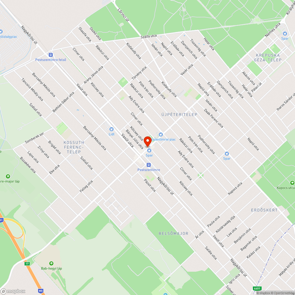 Felújítás bejelentés helye